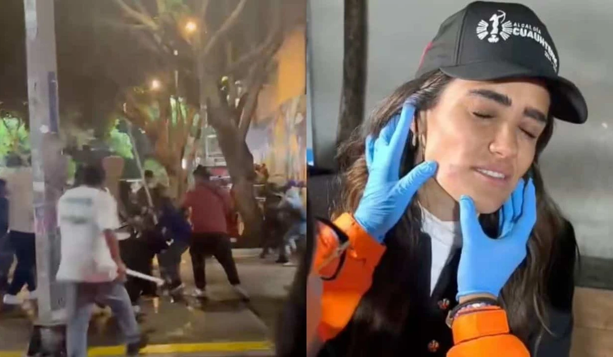 Alessandra Rojo de la Vega denuncia agresiones durante operativo; hay un detenido y polic&iacute;as heridos