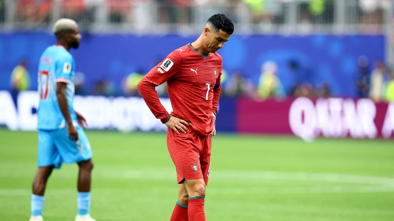 Cristiano Ronaldo no pudo marcar en el debut de Portugal en Norteamérica 2026 Cristiano Ronaldo jugó los 90 minutos en el empate de Portugal ante República del Congo | FOTO: Reuters