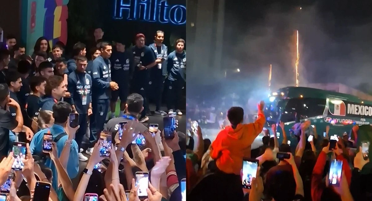 Afición de Guadalajara armó fiesta de locura para darle la bienvenida al Tri Fotos: José Andrés | Ovaciones