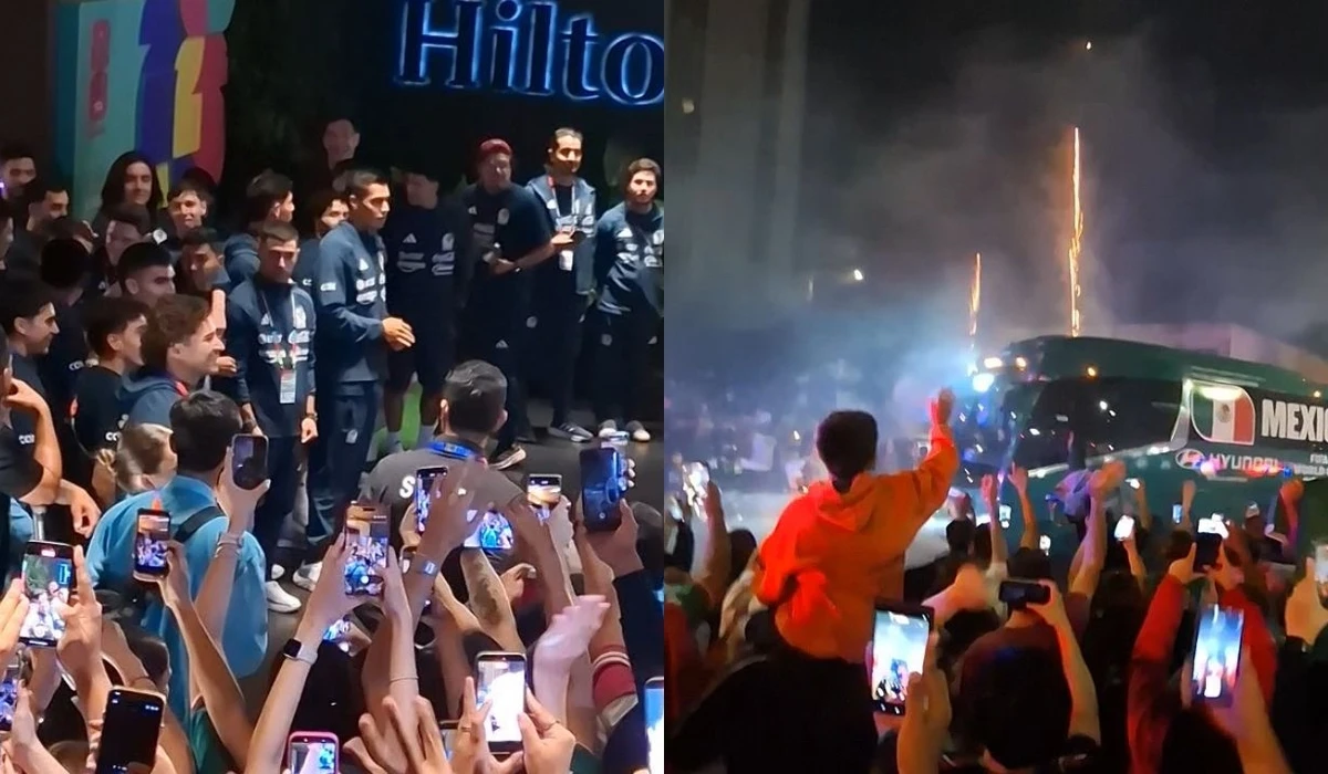 Afici&oacute;n de Guadalajara arm&oacute; fiesta de locura para darle la bienvenida al Tri