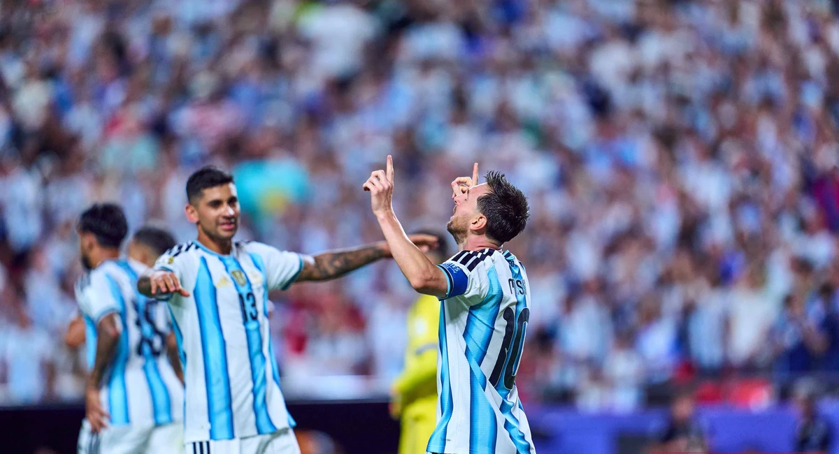 ¿Klose, Mbappé y Messi? Ellos son los máximos goleadores en la Copa del Mundo Messi anotó tres goles en el debut de la Selección de Argentina. Foto: Mexsport