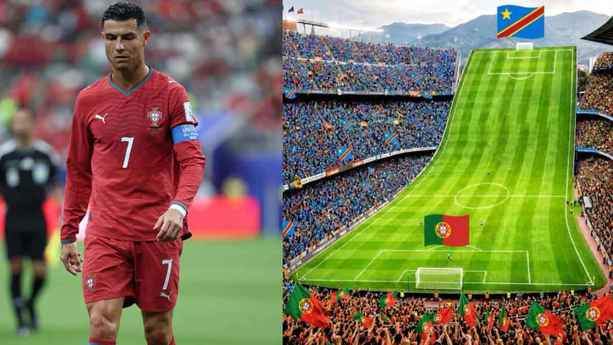 Empate de Portugal vs. República del Congo desata memes contra Cristiano Cristiano Ronaldo fue duramente criticado por la afición. Foto: EFE/ X