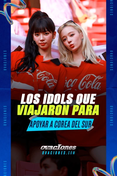 Los Idols que viajaron para apoyar a Corea del Sur
