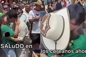 Chingu Amiga exhibe a coreanos previo al partido M&eacute;xico vs. Corea del Sur