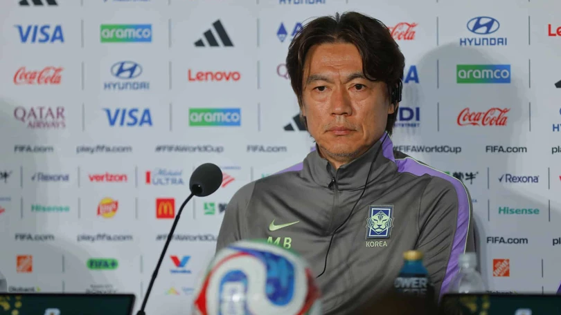 DT de Corea molesto por dron en entrenamiento en Verde Valle: Fue lamentable Foto: EFE