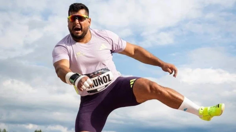 Uziel Muñoz se alza con oro en Estonia e impone su nueva mejor marca de temporada Uziel Muñoz fue el único representante americano en la competencia. Foto: Instagram @elcanondemexico