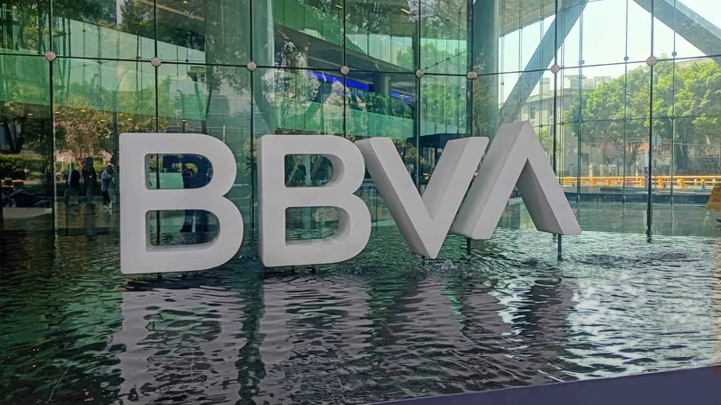 BBVA México reduce estimación de crecimiento económico La banca hizo pronósticos en los que se reduce el crecimiento económico. Foto: Redes sociales