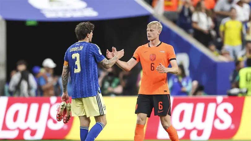 Países Bajos reventó a Suecia y se metió de lleno en la pelea por cima del Grupo F Países Bajos vs. a Suecia. Foto: MexSport.
