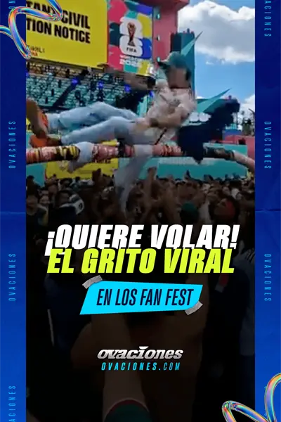 Quiere volar: El ritual que invade los Fan Fest en M&eacute;xico