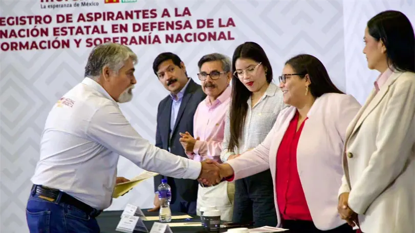 Salgado Macedonio no podrá ser candidato al gobierno de Guerrero: Citlalli Hernández La presidenta de la Comisión de Elecciones de Morena, Citlalli Hernández participa en el registro de aspirantes a las gubernaturas de cara al 2027. Foto: Morena.