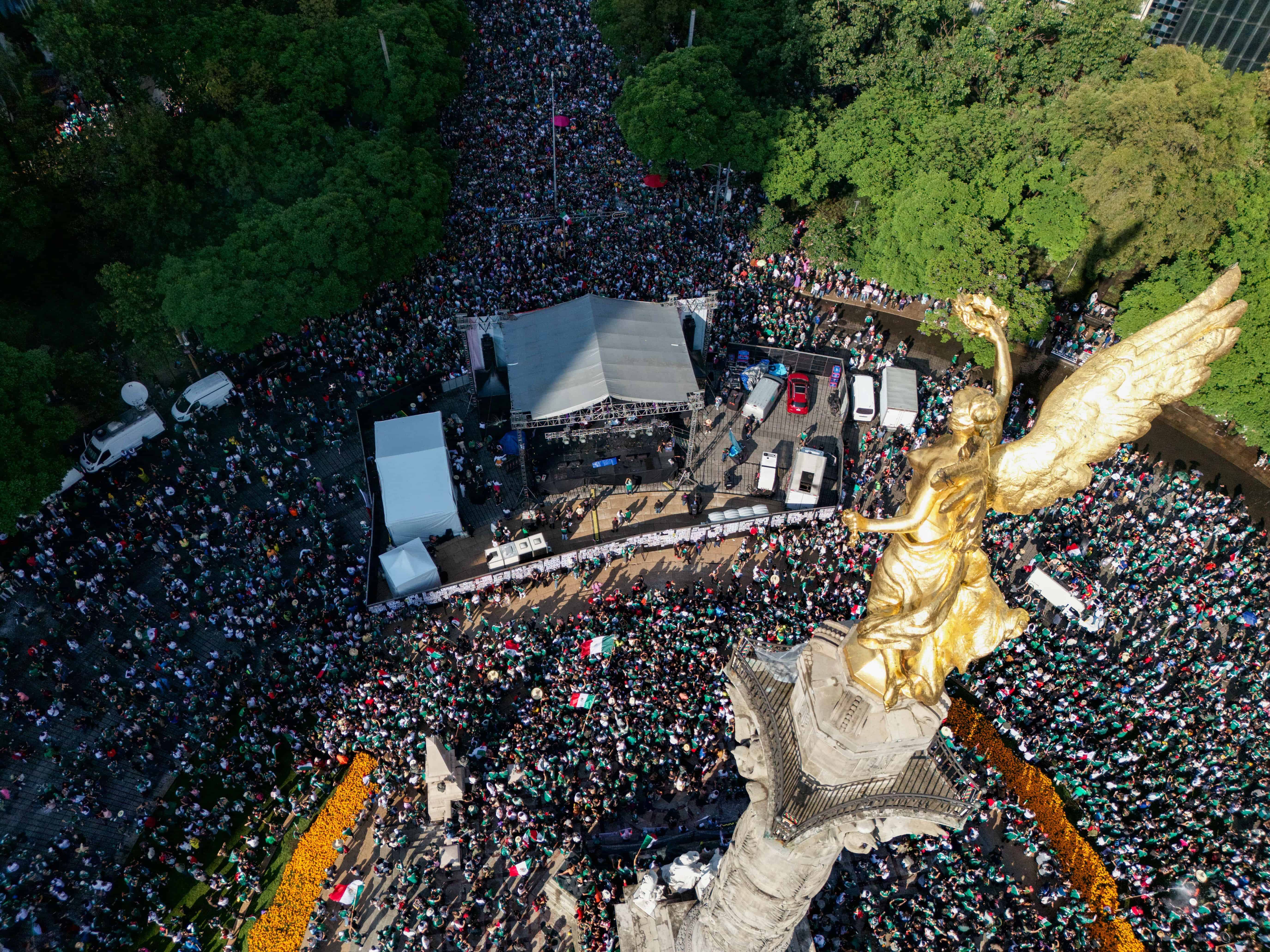 Así será el corredor con 18 pantallas para ver el México vs Chequia en el corazón de CDMX Así será el corredor con 18 pantallas para ver el México vs Chequia en el corazón de CDMX