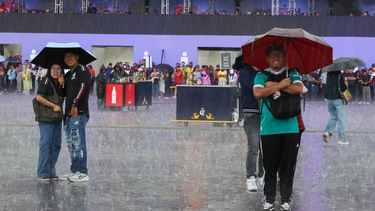 Prevén lluvias fuertes durante el México-Chequia Prevén lluvias fuertes durante el México-Chequia