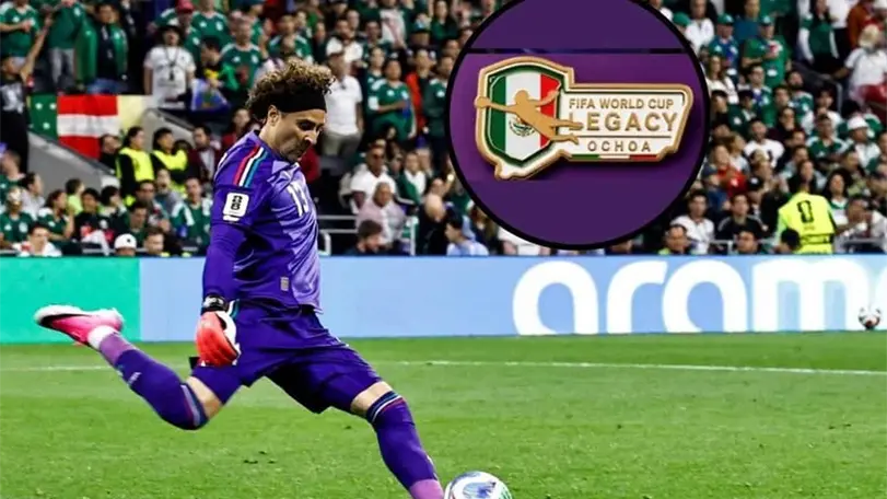 &iquest;Leyenda oficial? Ochoa recibe el "parche Legacy". Foto: Aracely Mart&iacute;nez.