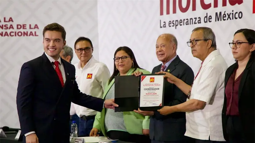 Por tercer d&iacute;a, sigui&oacute; la pasarela de aspirantes a coordinadores estatales. Foto: Morena
