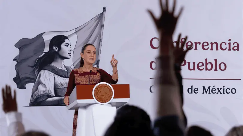 Claudia Sheinbaum afirm&oacute; que M&eacute;xico mantendr&aacute; la cooperaci&oacute;n con Colombia en seguridad, pero pidi&oacute; que cada pa&iacute;s atienda los problemas en su territorio. Foto: Presidencia.