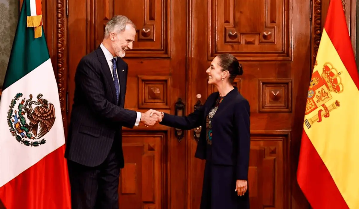 Visita de Felipe VI fue posible tras gesto sobre pueblos ind&iacute;genas: Sheinbaum