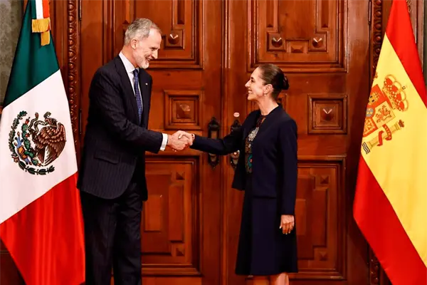Visita de Felipe VI fue posible tras gesto sobre pueblos ind&iacute;genas: Sheinbaum