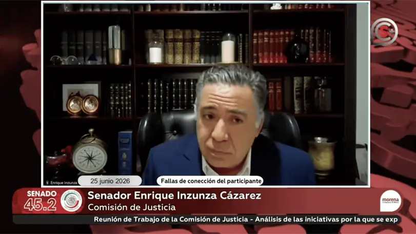 Desde que EU destap&oacute; una investigaci&oacute;n en contra de pol&iacute;ticos de Sinaloa, incluido &eacute;l, no se le ha visto de manera f&iacute;sica en el Senado. Foto: Captura de pantalla
