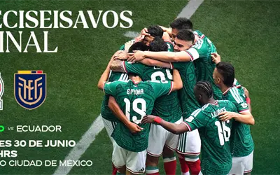 M&eacute;xico va ante Ecuador en 16avos y buscar&aacute; su pase a octavos en el Estadio Azteca