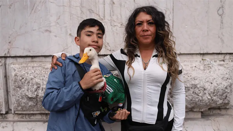 Karla G&oacute;mez dijo que considera a Merl&iacute;n de la familia y que a la familia no se le hace eso. Foto: Cuartoscuro