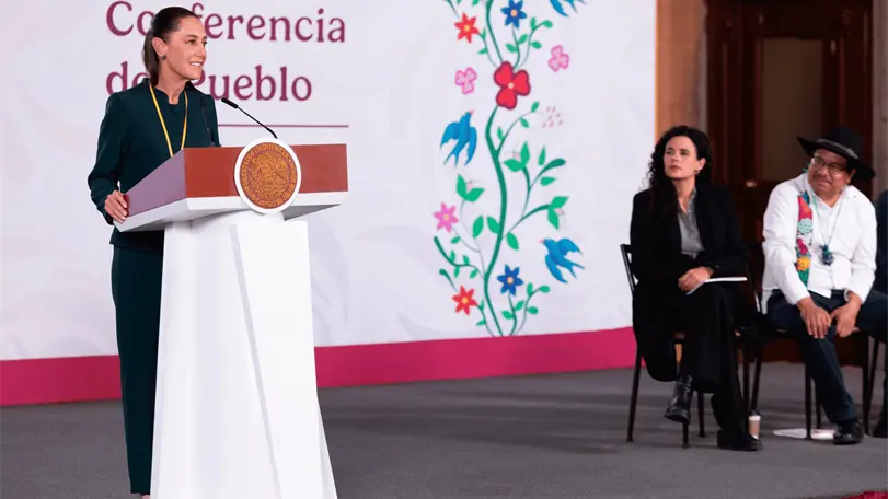 La presidenta Claudia Sheinbaum afirm&oacute; que el IMSS entregar&aacute; la informaci&oacute;n que solicite la FGR para la investigaci&oacute;n sobre la Guarder&iacute;a ABC. Foto: Presidencia