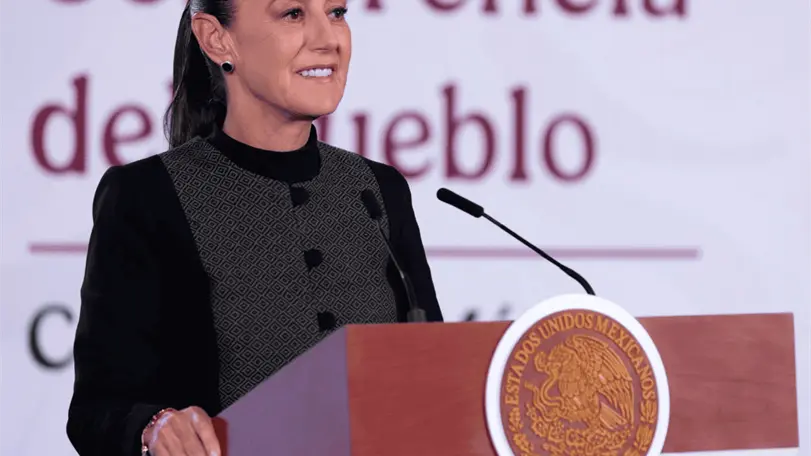 Claudia Sheinbaum inform&oacute; que M&eacute;xico llegar&aacute; a la revisi&oacute;n del T-MEC con la propuesta de extender el acuerdo comercial por otros 16 a&ntilde;os. Foto: Presidencia