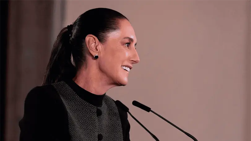 Claudia Sheinbaum afirm&oacute; que la planta de amoniaco en Sinaloa cuenta con consulta p&uacute;blica, estudio ambiental y un avance cercano al 95 por ciento. Foto: Presidencia.