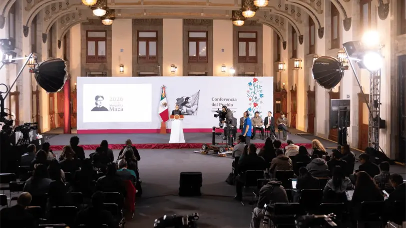 La presidenta Claudia Sheinbaum afirm&oacute; que la resoluci&oacute;n de la Suprema Corte estadounidense beneficia a miles de familias migrantes, incluidas las mexicanas. Foto: Presidencia