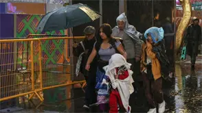 Comienzan a llegar los primeros aficionados al Fan Fest del Z&oacute;calo