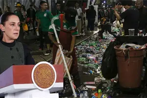 Presidenta pide a afici&oacute;n recoger su basura tras festejos