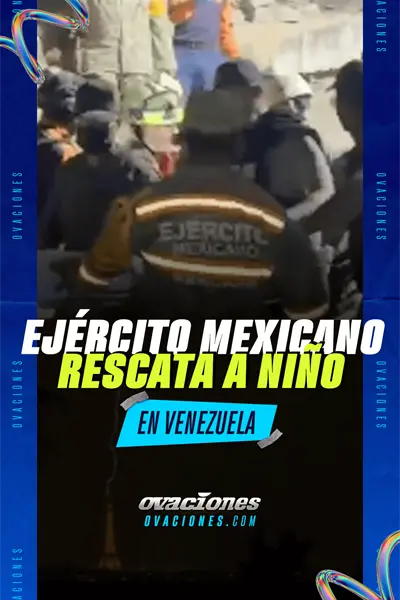 M&eacute;xico rescata con vida a un ni&ntilde;o tras 72 horas bajo los escombros en Venezuela