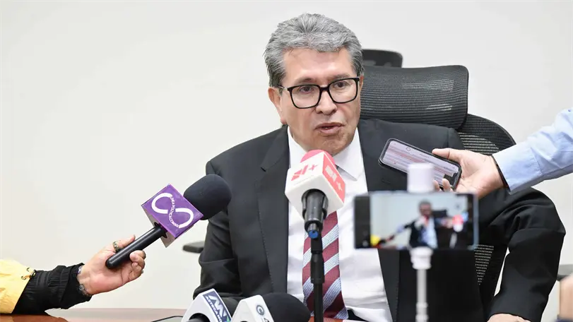 El coordinador de los diputados de Morena, Ricardo Monreal rechaza acusaciones sobre ser investigado por EU. Foto: C&aacute;mara de Diputados