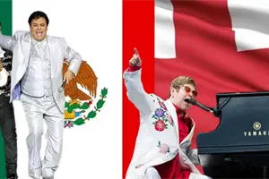 M&eacute;xico vs Inglaterra desata memes en redes; comparan a Juanga con Elton John