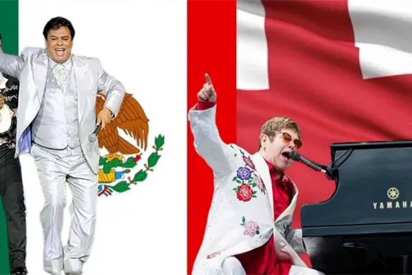 México vs Inglaterra desata memes en redes; comparan a Juanga con Elton John