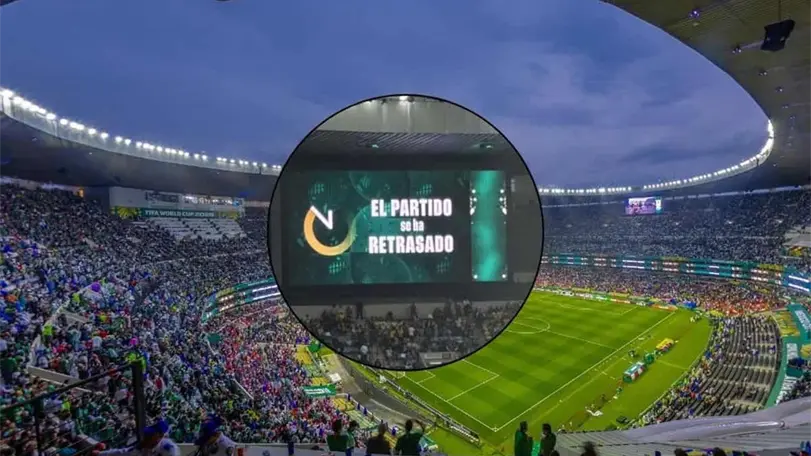 El partido M&eacute;xico vs. Ecuador fue retrasado. Foto: Cuartoscuro.