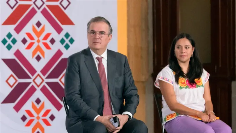 Marcelo Ebrard afirm&oacute; que el gobierno prioriza el T-MEC y no prev&eacute; negociar un tratado de libre comercio con China. Foto: Presidencia