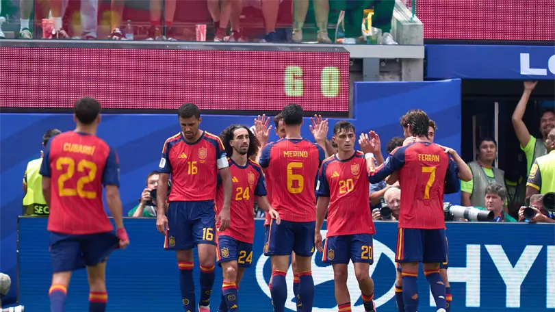 La Selecci&oacute;n de Espa&ntilde;a espera a su rival que saldr&aacute; del partido de Portugal y Croacia. Foto: MexSport