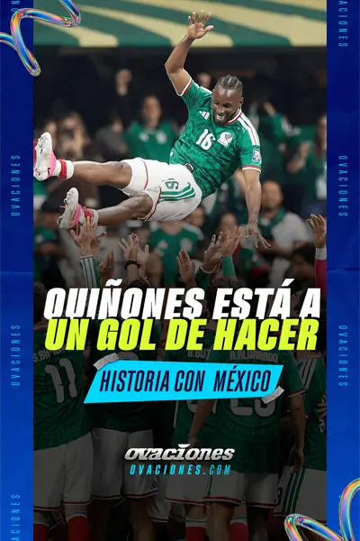Qui&ntilde;ones est&aacute; a un gol de historia en M&eacute;xico