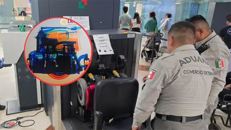 ¿Cómo ocultaron más de 12 kilos de cocaína en una silla de ruedas? Así fue el hallazgo en Cancún ¿Cómo ocultaron más de 12 kilos de cocaína en una silla de ruedas? Así fue el hallazgo en Cancún