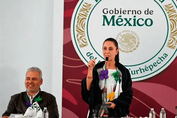 Sheinbaum promete 4 mil mdp al Plan de Justicia Purépecha