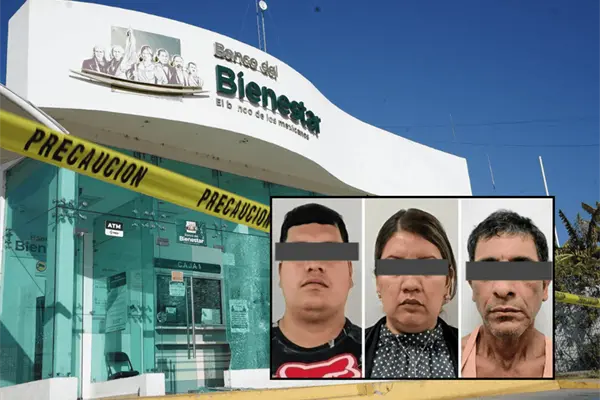 De víctima a detenida: gerente es acusada por el robo de 5 millones al Banco del Bienestar