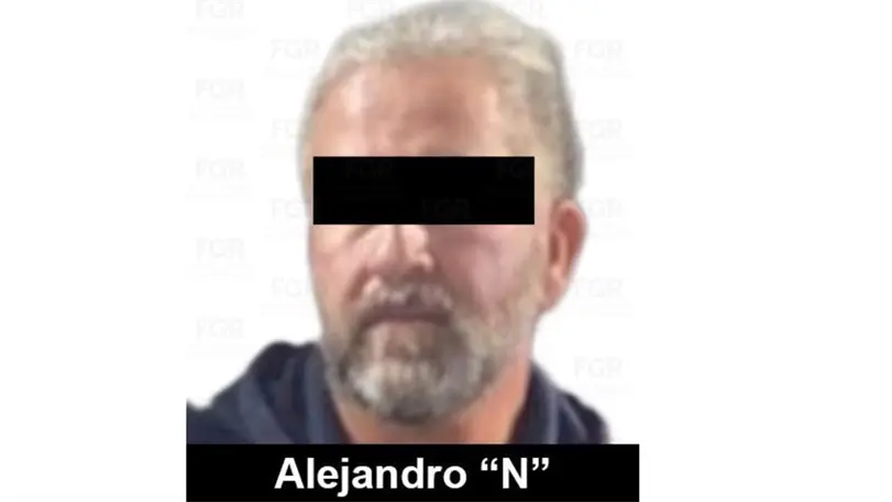 Vinculan a proceso a Alejandro Yáñez Quintana, alias El Greñas por cocaína El implicado fue relacionado con una red criminal internacional. Foto: FGR