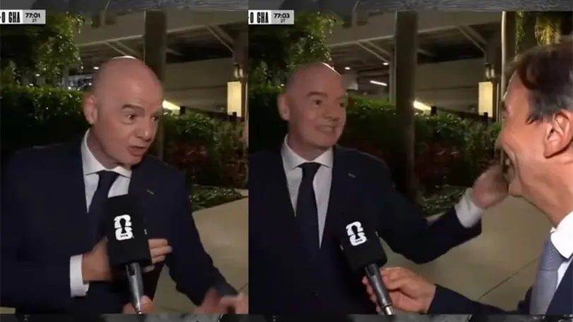 ¿Gianni Infantino reveló su apoyo a Argentina? La frase que luego matizó Gianni Infantino en entrevista. Foto: Redes Sociales.