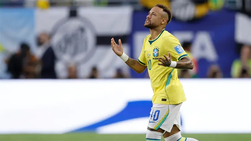 Así fue el último baile de Neymar Neymar jugó ya su último partido en Copas del Mundo. Foto: EFE