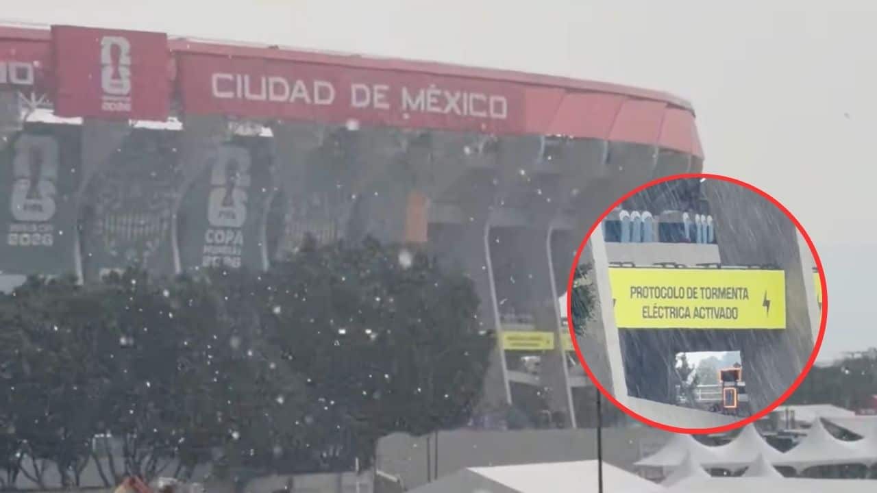 &iquest;Se suspende o atrasa M&eacute;xico vs Inglaterra por las lluvias?