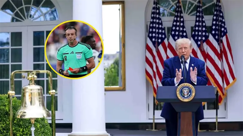 Donald Trump confirm&oacute; haber pedido revisi&oacute;n de la FIFA por la tarjeta roja a EU. Fotos: EFE