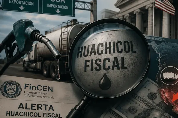 Alerta de EU coloca al huachicol fiscal en el radar financiero