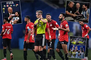&iquest;Favorecieron a Argentina? Las jugadas pol&eacute;micas que marcaron el partido ante Egipto