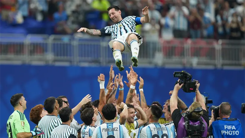 Lionel Messi: La historia del astro argentino hoy en Cuartos de Final Conoce la historia del máximo goleador argentino: Lionel Messi. Foto: EFE