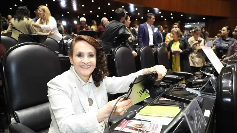 La diputada Dolores Padierna, va por sanciones a suplantaci&oacute;n de identidad. Foto: C&aacute;mara de Diputados.